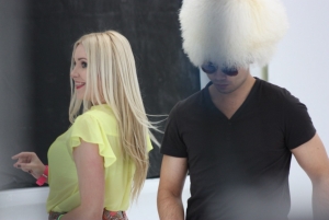 "Lapochka" video shooting with Milki