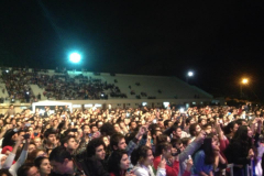 Lots of happy students attended my concert in Mersin